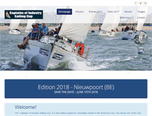 Tablet Screenshot of captainsofindustrysailing.com